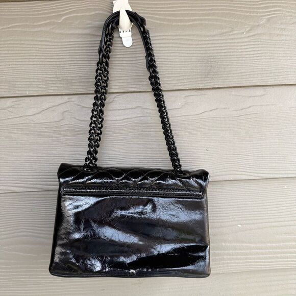 Kurt Geiger Black Quilted Crossbody Bag - Picture 8 of 10